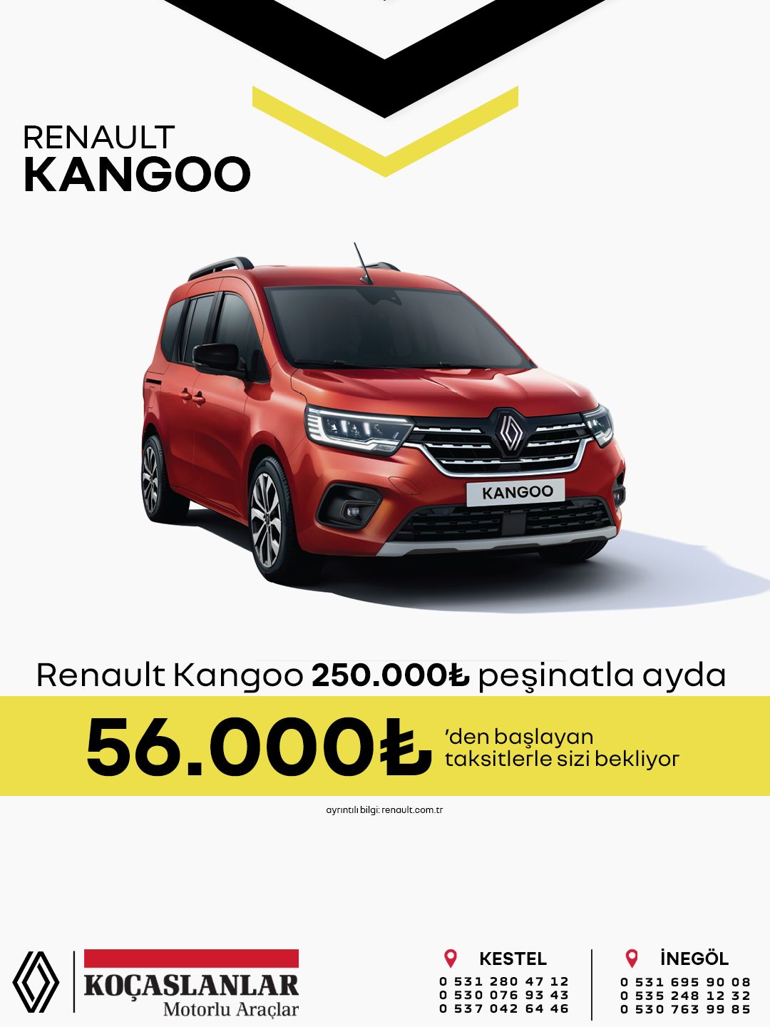 Geniş iç hacmi, fonksiyonel yapısı ve konforlu sürüş deneyimiyle işinizi kolaylaştıran bir çözüm.